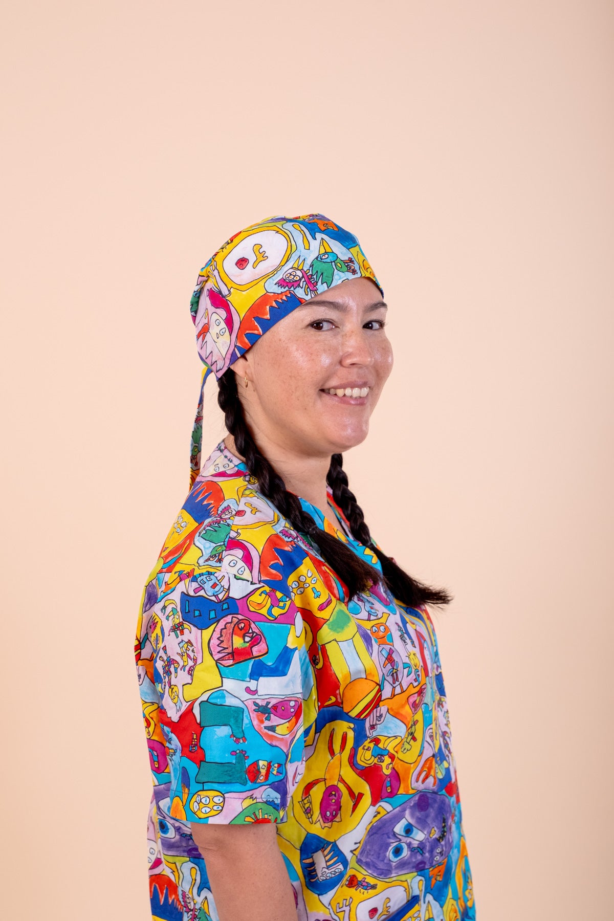 Monster Mash - Printed Scrub Cap