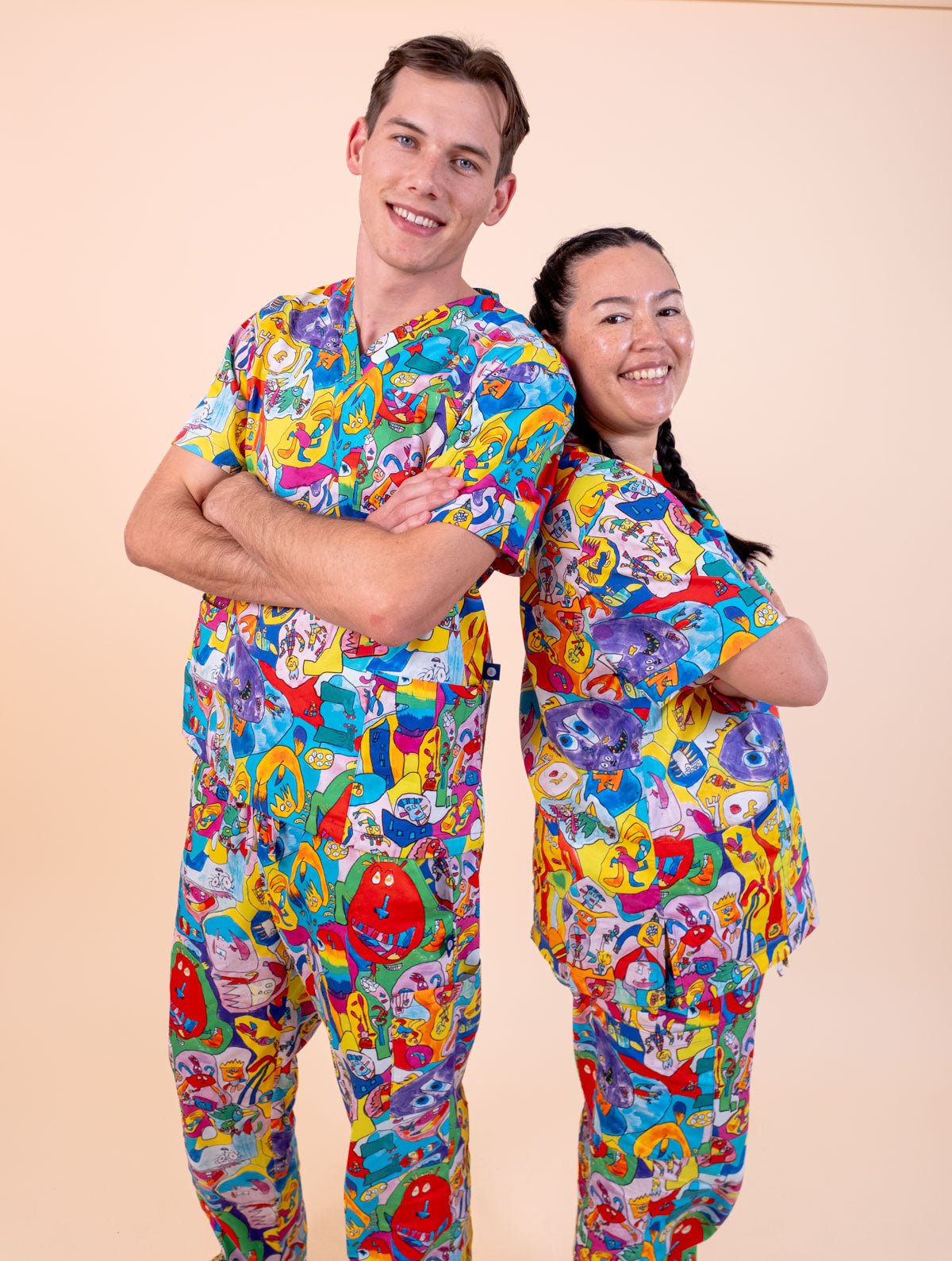 monsters inc scrub top Monster Mash