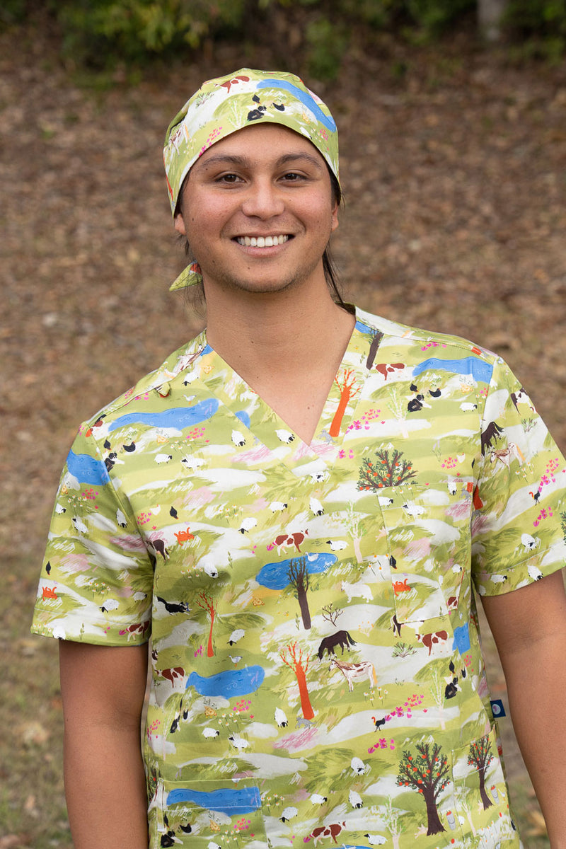 Animal Farm Scrub Cap Scrub Turkey