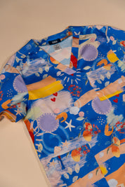 Aussie Xmas Party - Unisex Printed Scrub Top