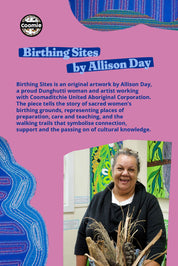 Pre-Order Birthing Site - Women's Premium Printed Scrub Top