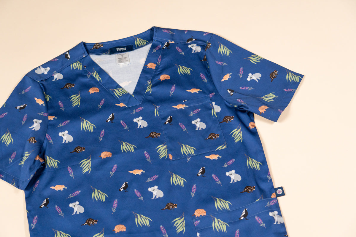 Bush Friends Scrub Cap - Midnight