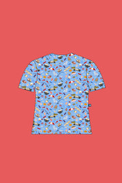 Pre-Order Chrissy Day - Women's Premium Printed Scrub Top