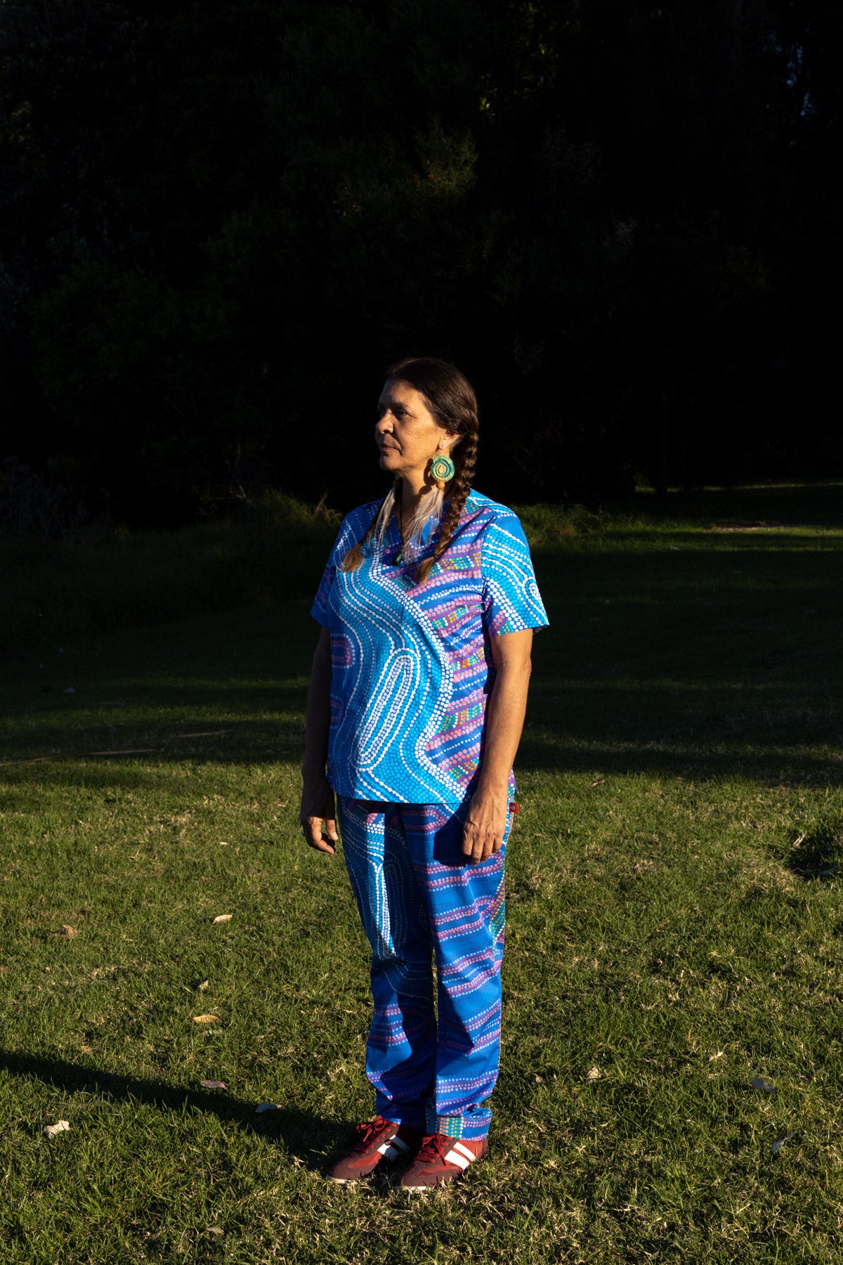 Birthing Site - Women's Premium Printed Scrub Pants