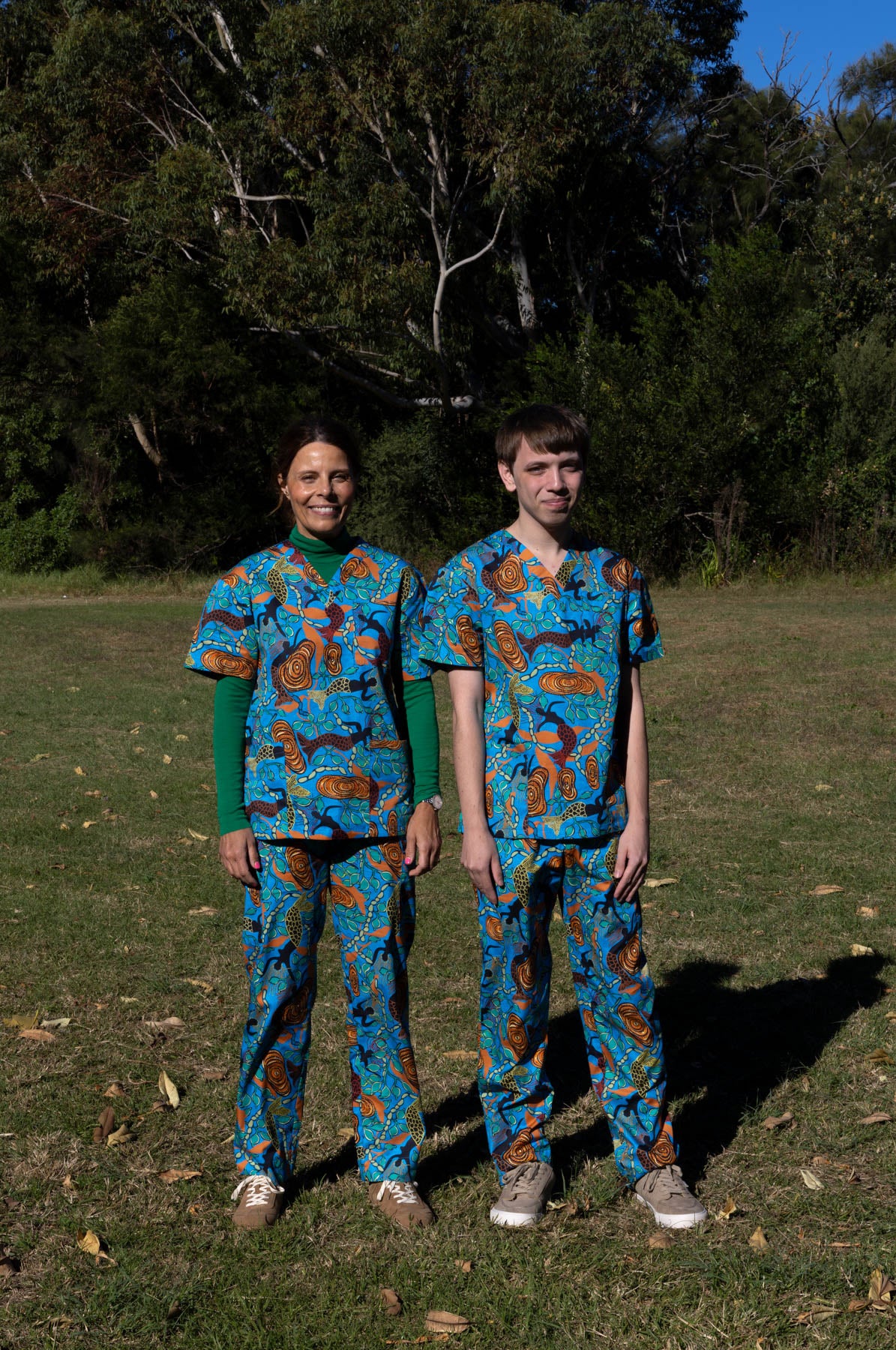 Five Islands - Unisex Printed Scrub Top