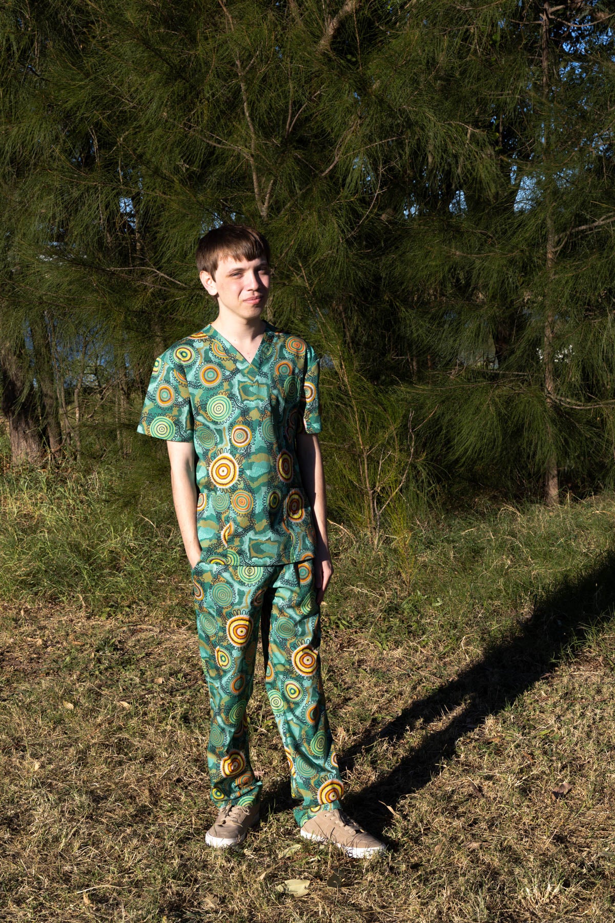 Birthing Grounds - Unisex Printed Scrub Pants