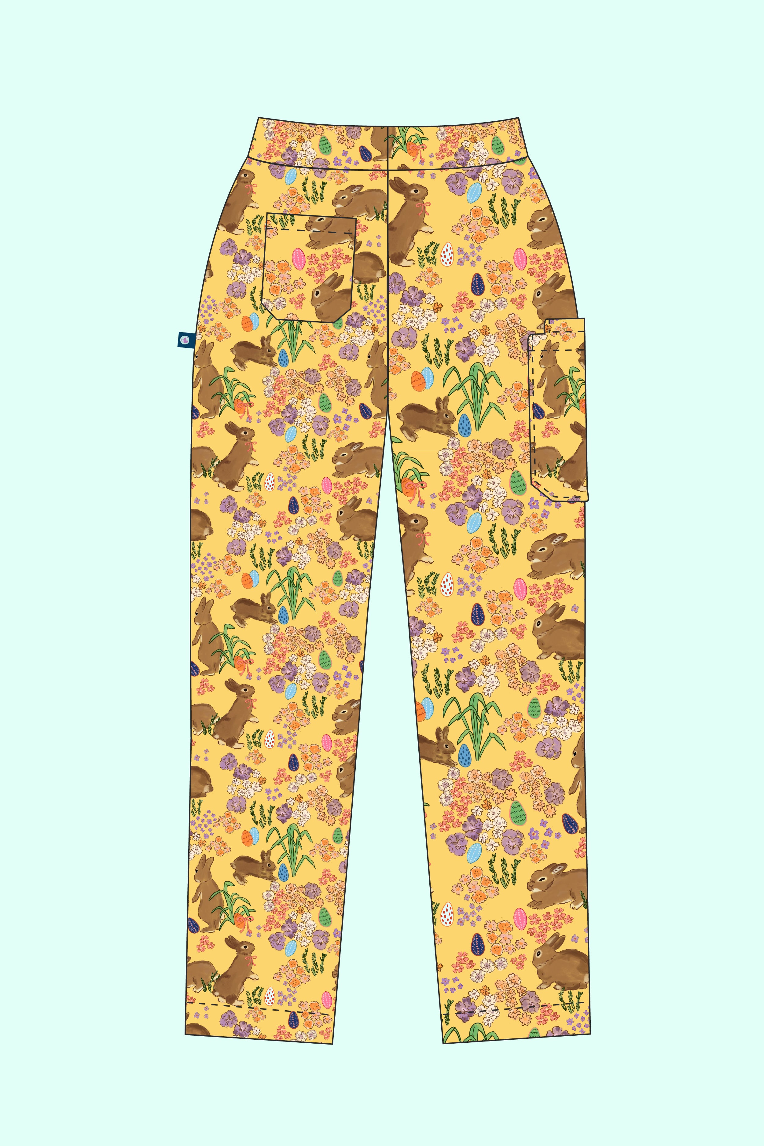 Pre-Order Easter Egg Hunt - Women's Premium Printed Scrub Pants