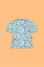 Pre- Order Occupational Therapist - Womens Printed Scrub Top