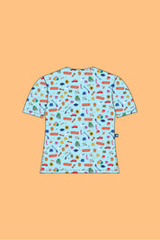 Pre- Order Occupational Therapist - Womens Printed Scrub Top