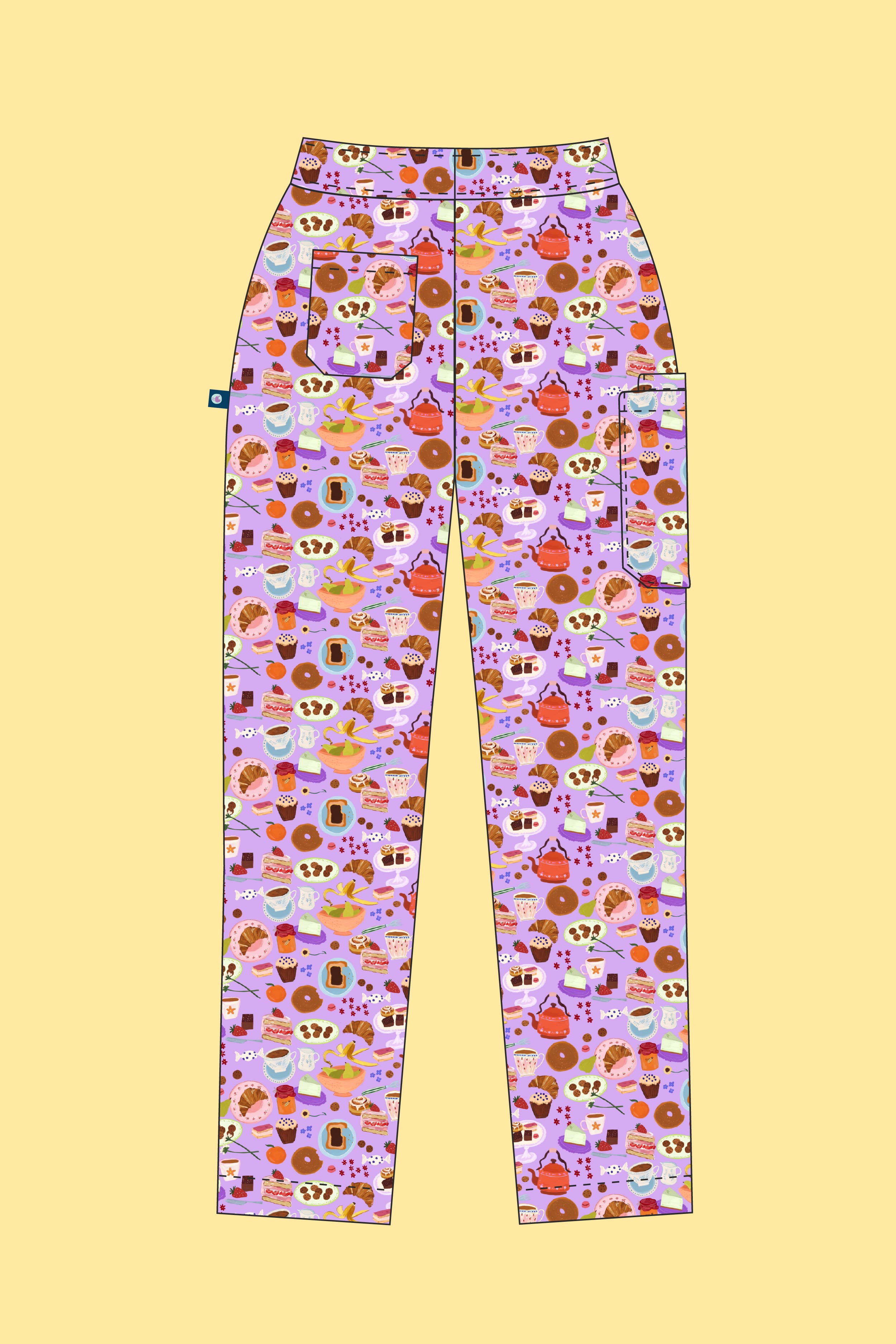 Sweet Treats - Women's Premium Printed Scrub Pants