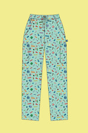 Pre-Order Podiatry – Unisex Printed Scrub Pant