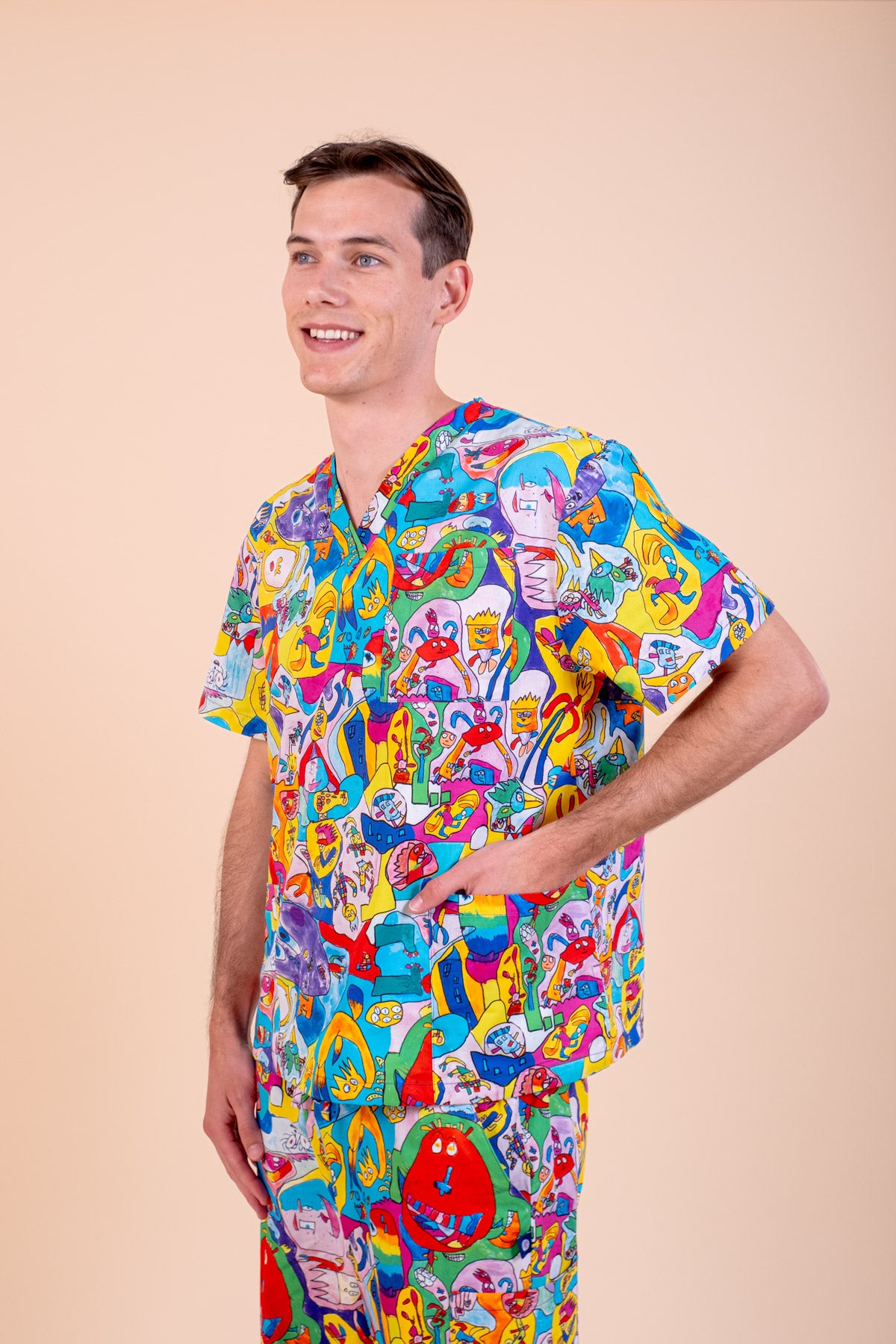 monsters inc scrub top Monster Mash