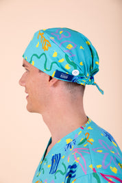 Rock Pool - Printed Scrub Cap