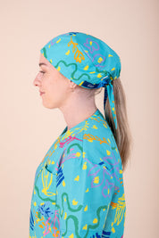 Rock Pool - Printed Scrub Cap