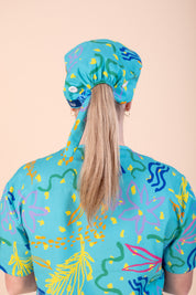 Rock Pool - Printed Scrub Cap