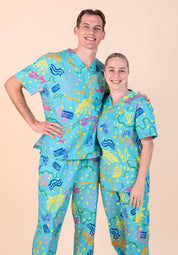 Rock Pool - Printed Scrub Cap