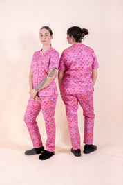Midwifery - Womens Printed Scrub Pants