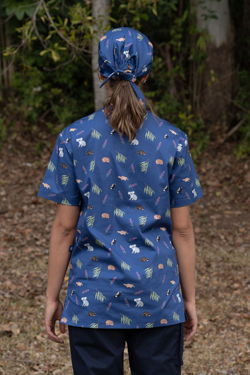 Bush Friends Scrub Cap - Midnight