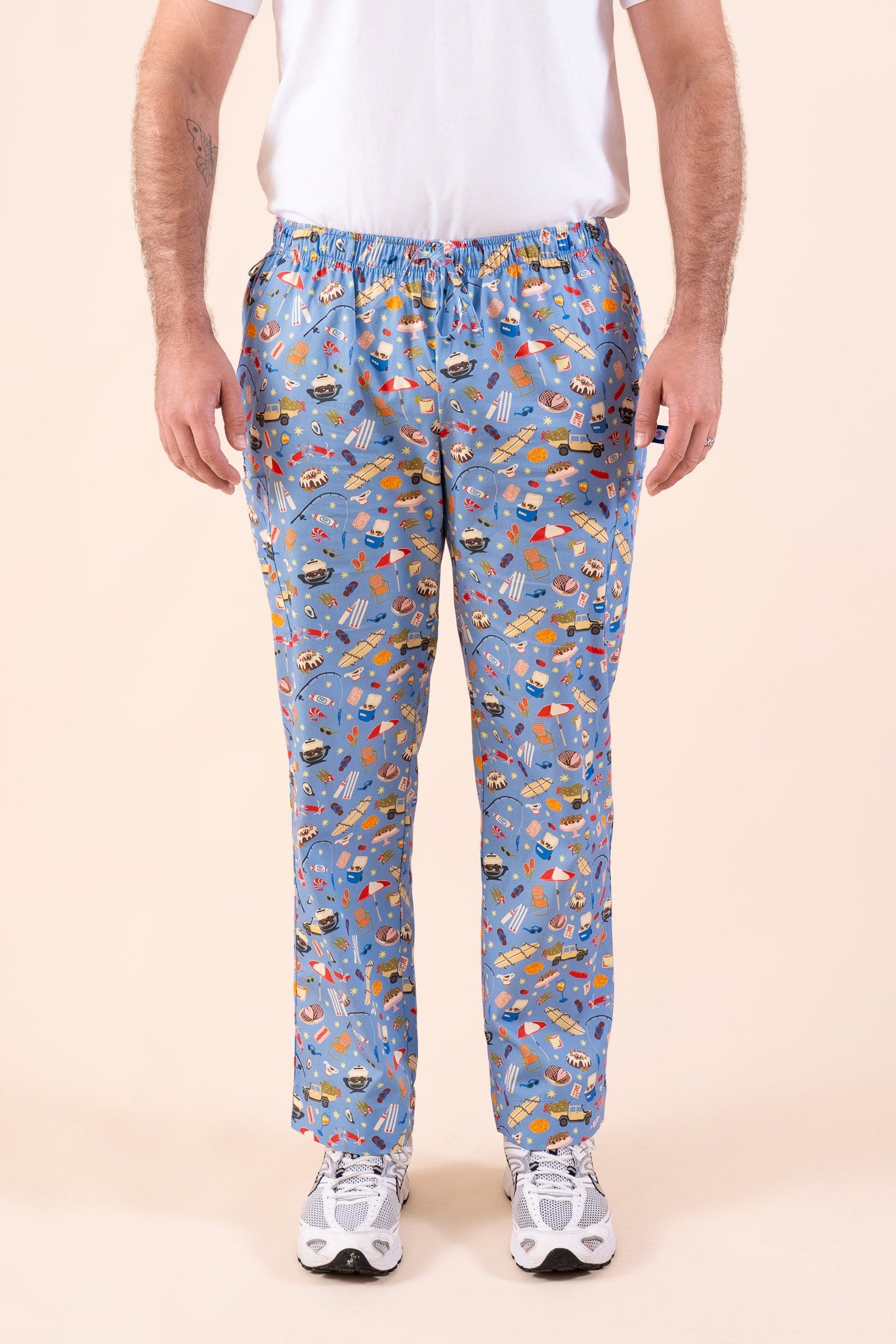 Chrissy Day – Unisex Printed Scrub Pants