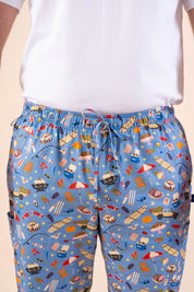 Chrissy Day – Unisex Printed Scrub Pants