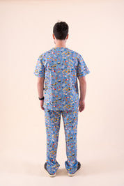 Chrissy Day – Unisex Printed Scrub Pants