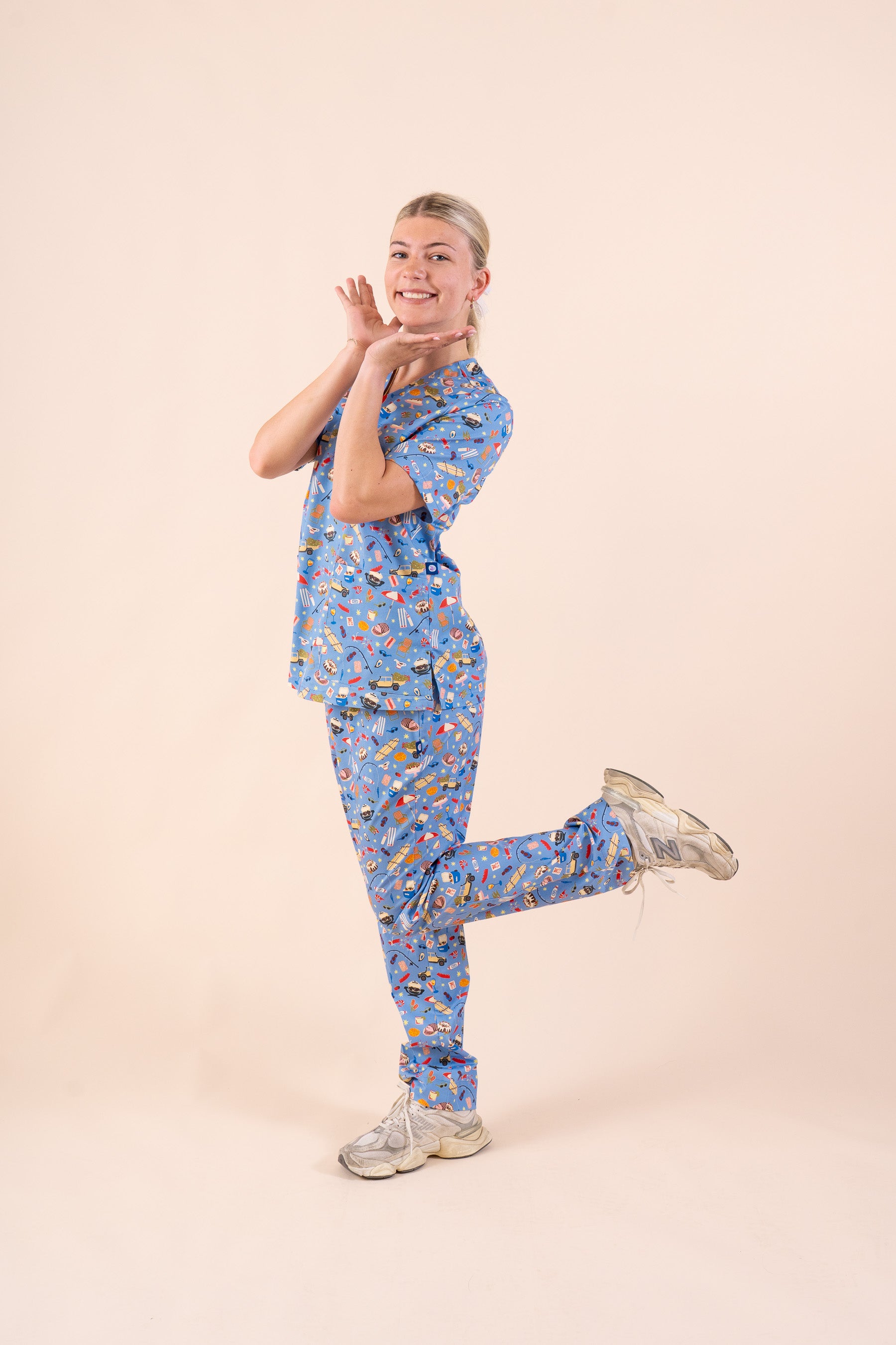 Chrissy Day - Women's Premium Printed Scrub Pants