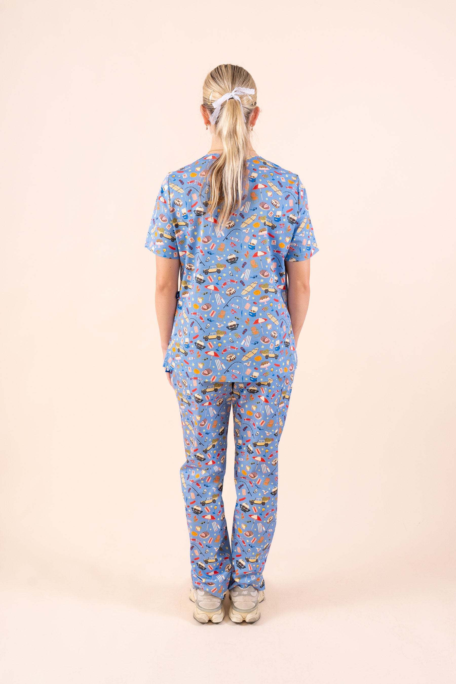 Chrissy Day - Women's Premium Printed Scrub Top