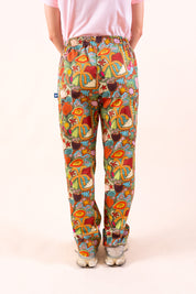 Tropical Splendour – Unisex Printed Scrub Pants