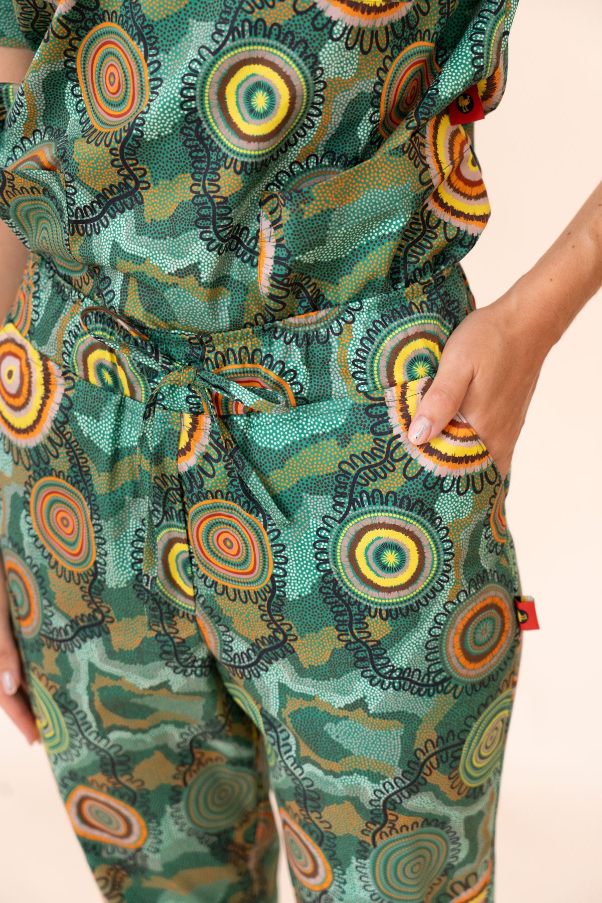 Birthing Grounds - Women's Premium Printed Scrub Pants