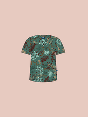 Out Bush - Unisex Printed Scrub Top (PRE-ORDER)