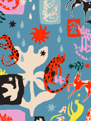 Dogs & Cats in Boots - Unisex Printed Scrub Pants (PRE-ORDER)
