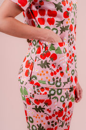 Fruit Field - Women's Printed Scrub Top