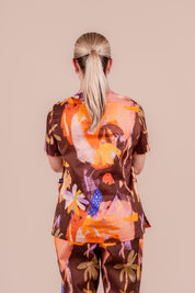 Picnic - Women's Printed Women's Scrub Top