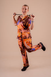 Picnic - Women's Printed Women's Scrub Top