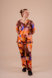Picnic - Women's Printed Women's Scrub Top