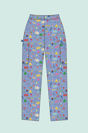 Speech Pathology – Unisex Printed Scrub Pant