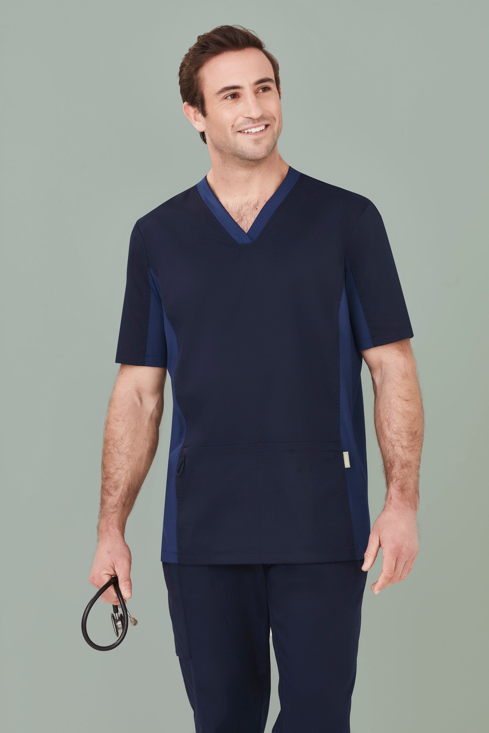 Mens Riley Stretch Scrub Top CST043MS