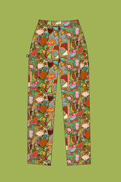 Tropical Splendour – Unisex Printed Scrub Pants