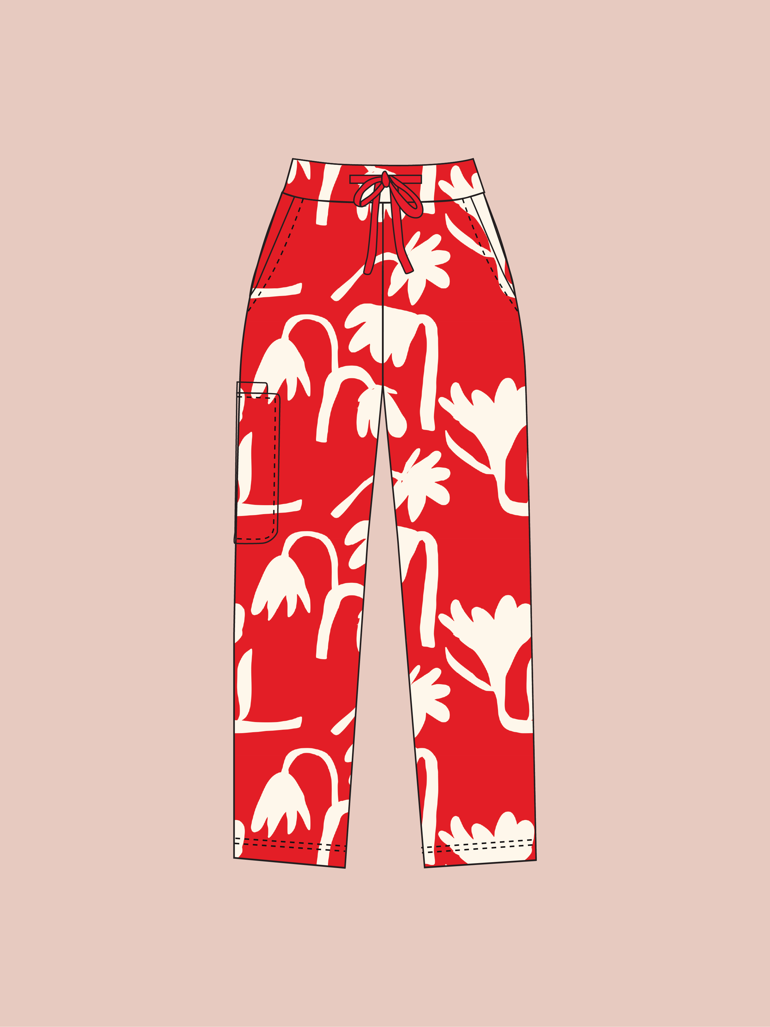 Tulip - Women's Printed Scrub Pants (PRE-ORDER)