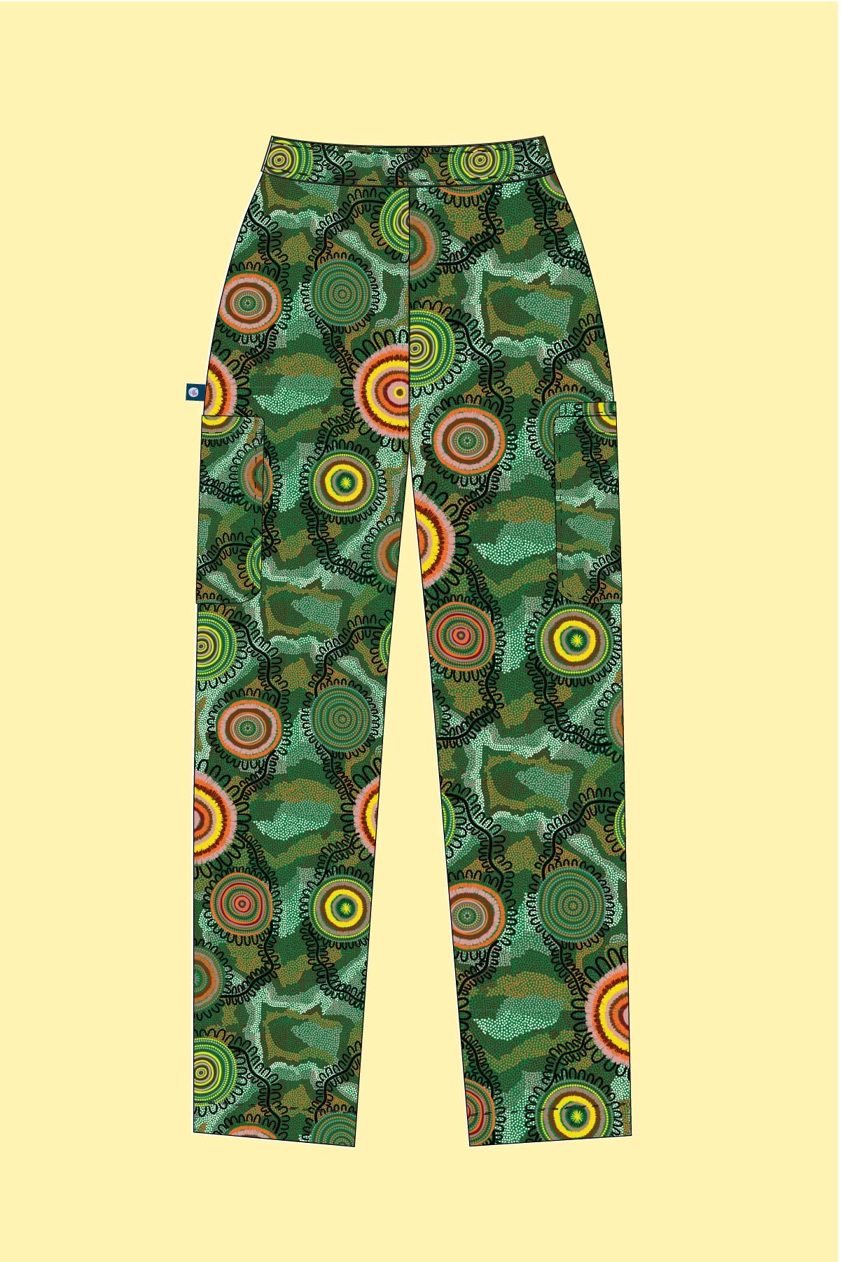 Pre-Order Birthing Grounds - Unisex Printed Scrub Pants