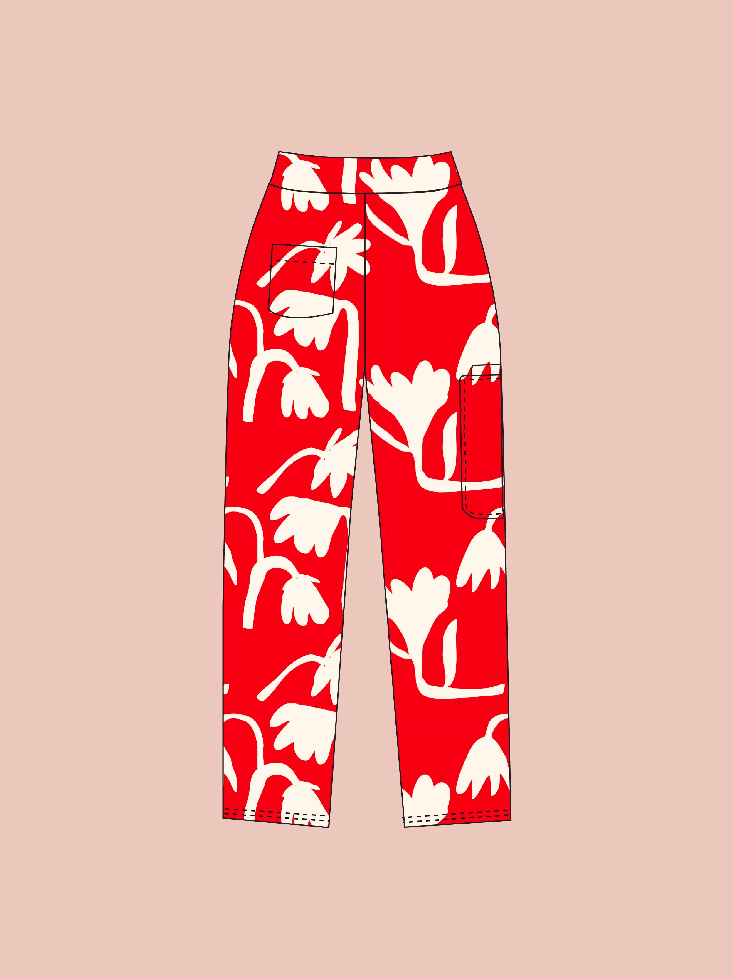 Tulip - Women's Printed Scrub Pants (PRE-ORDER)