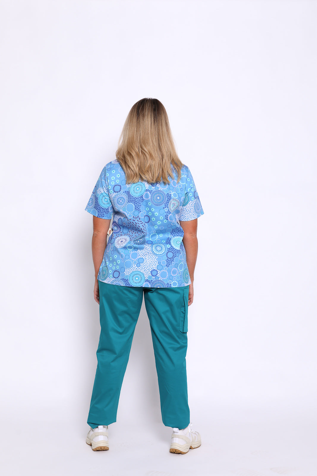 Print scrub pants on sale