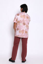 Daisy in Dots Seaside Healing - Blush - Unisex printed Scrub Top