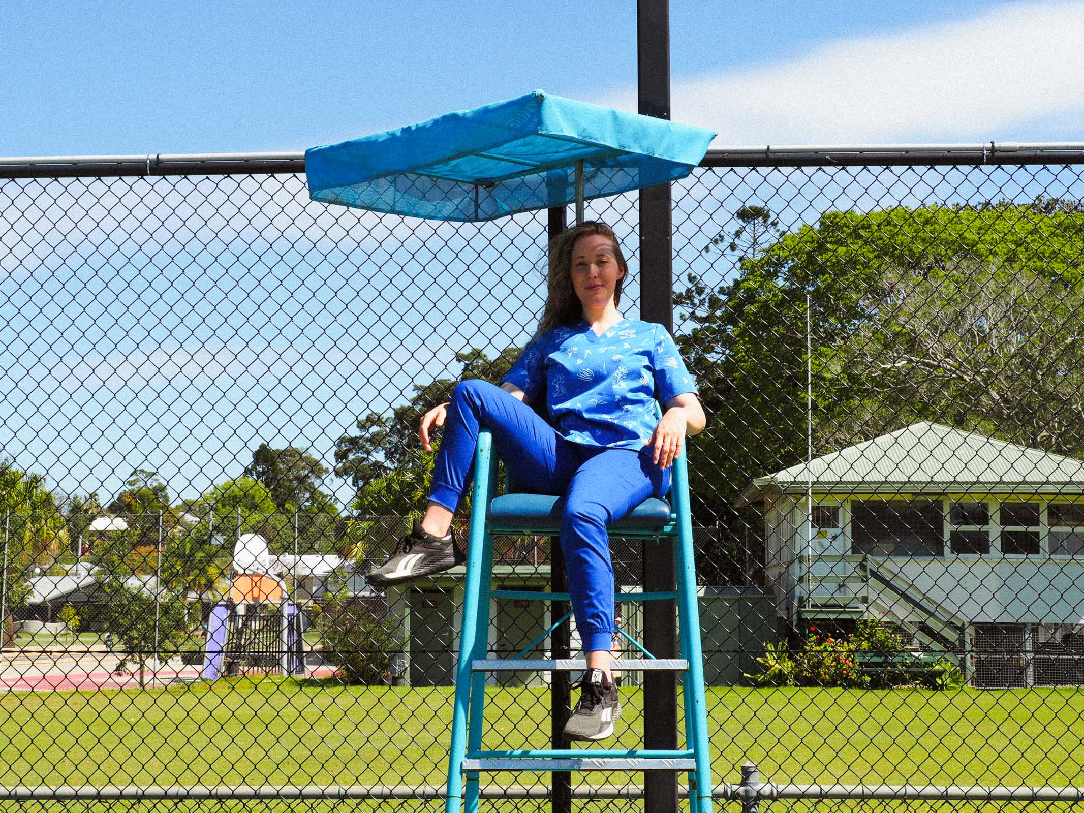 Bloomin' Aussies - Opal –  Women's Printed Scrub Top