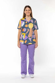 Landscape - Women's Printed Women's Scrub Top